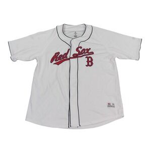 Red‎ Sox Baseball Jersey True Fan Series MLB White Adult Extra Large XL